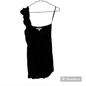 BCBGeneration One-Shoulder Black Dress
